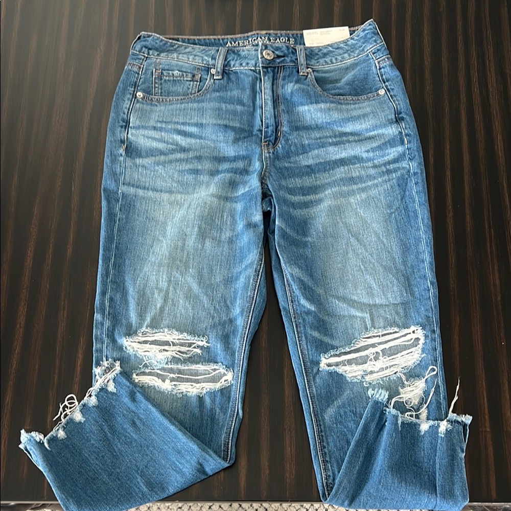 American Eagle Outfitters Blue Boyfriend Jeans